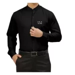 Urbanmods Black Solid Classic Formal Shirt