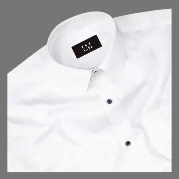 Urbanmods Solid Classic Formal Shirt White